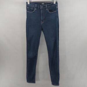 Hudson Women's Super Skinny Jeans Blue Barbara High Rise Size 28